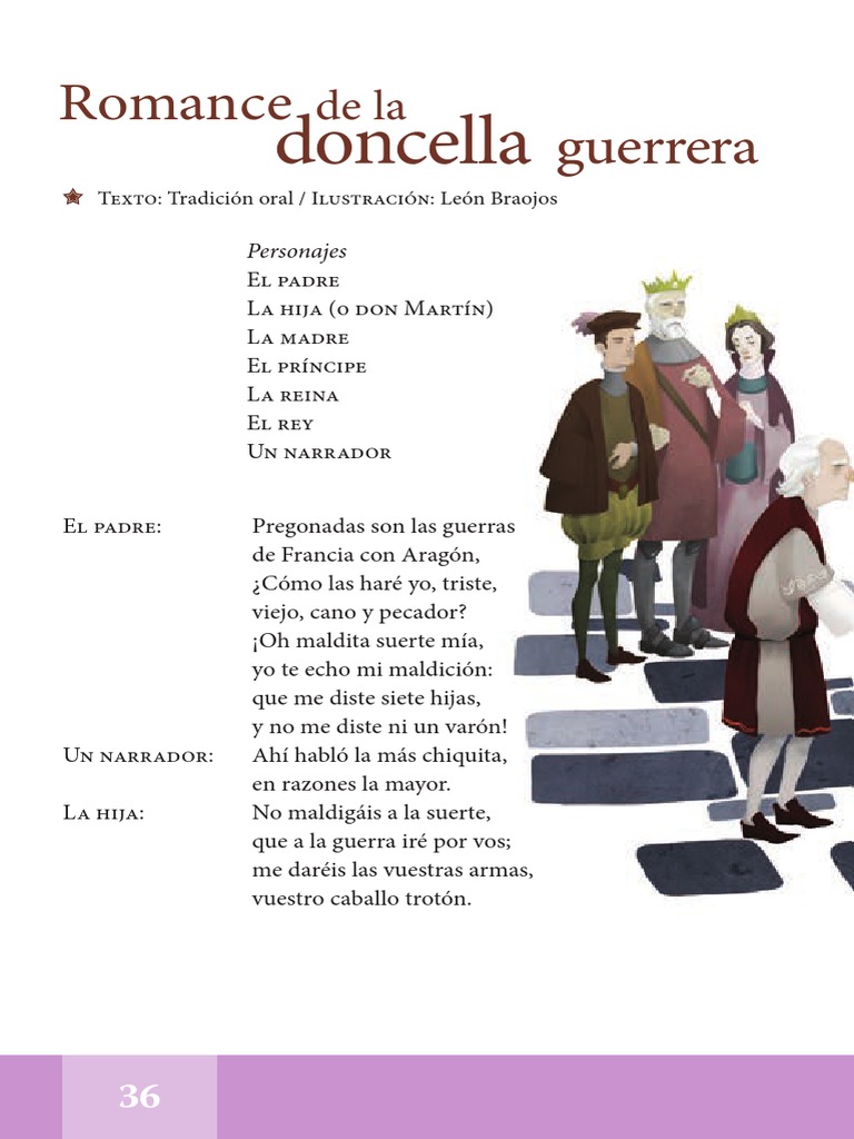 Romance de la Doncella Guerrera | PDF