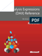 Data Analysis EXpressions - DAX - Reference
