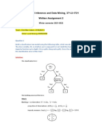 Statistical Inference and Data Mining, 371-2-1721 Written Assignment 2