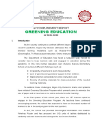 Greening Education Quarterly Reports