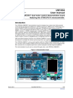 UM1604 User Manual: STEVAL-IHM039V1 Dual Motor Control Demonstration Board Featuring The STM32F415 Microcontroller