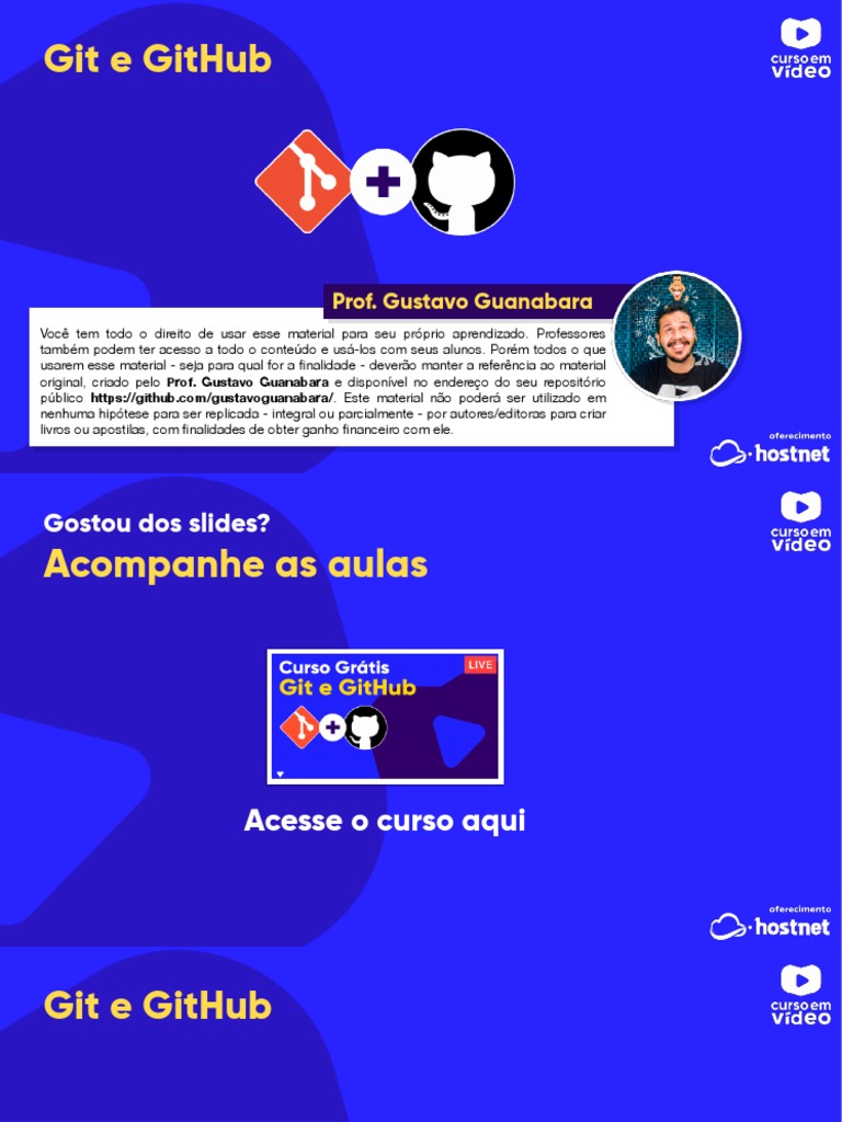 Fundamentos do Git e GitHub | PDF | Controle de versão ...