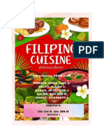 Filipino Cuisine BSHM Iii-D2