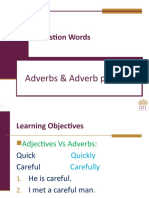 Question Words: Adverbs & Adverb Phrases