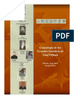 Genealogia de ShanXi TaiGu XingYiQuan