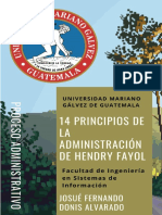 14 Principios de La Administración de Hendry Fayol