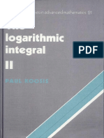 Paul Koosis - The Logarithmic Integral_ Volume 2 (2009)