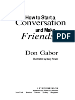 How To Start A Conversation and Make Friends - Don Gab