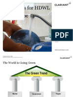 Green solutions for hand dishwashing liquid