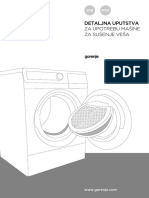 Detaljna Uputstva Za Upotrebu Mašine Za Sušenje Veša: SRB MNE