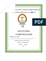 Balotario Comunicación 4to Pv 2021