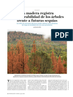 La madera registra la vulnerabilidad de los árboles