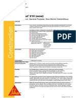 Sikagrout 215 (New) : High Precision, General Purpose, Non-Shrink Cementitious Grout