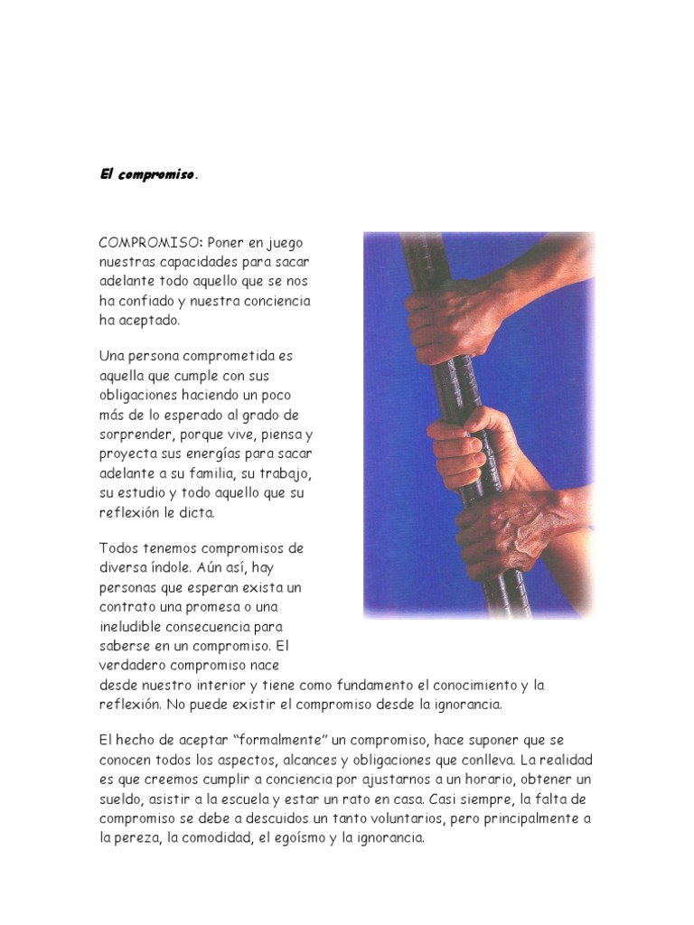 El Compromiso | PDF | Amor