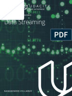 Udacity Enterprise Syllabus Data Streaming nd029