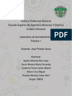 Practica 1 Termodinámica