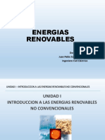 Energias Renovables - Unidad I
