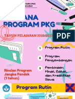 Rencana Program PKG (Pusat Kegiatan Guru) Kecamatan Singojuruh
