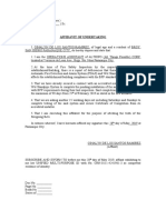 Affidavit of Undertaking (Extension) - BFP