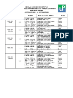 Sekolah Menengah Sains Tapah Jadual Pengesanan Keberkesanan Pertengahan Tahun Menengah Rendah 6 SEPTEMBER 2021 - 10 SEPTEMBER 2021