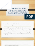 Forma Notarial de Extinguir Las Obligaciones