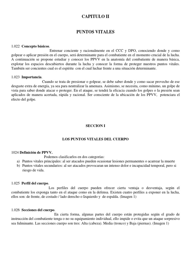 Capitulo II PPVV | PDF | Rodilla | Mano