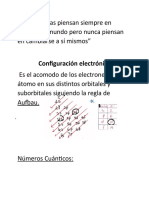 Configuración Electrónica