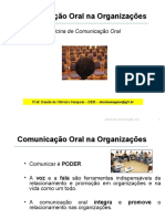 Comunicação oral oficina