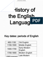 History of The English Language