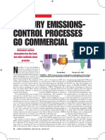 Mercury Emissions - Control Processes