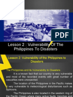 Lesson 2 Vulnerability of The Philippines To Disasters
