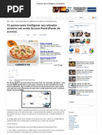 Download 13 Passos Para Configurar Seu Roteador Wireless Em Modo Access Point Ponto de Acesso _ MUndo ZoOM by Leandro Ribeiro SN56021525 doc pdf