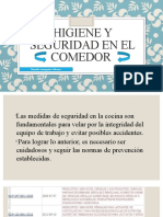 Higiene y Seguridad en El Comedor