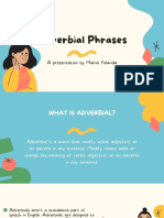 Adverbial Phrases: A Presentation by Maria Yolanda