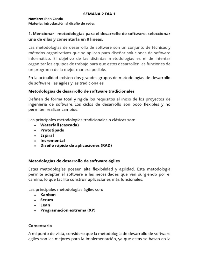 Cando-Metodologias de Desarrollo de Software | PDF | Software ...