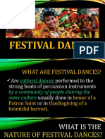 An Introduction To Philippine Festival Dances Religious and Secular Festivals