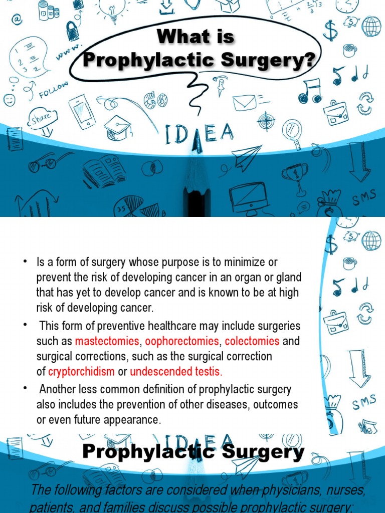 What Is Prophylactic Surgery? PDF Cancer Breast Cancer