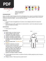 Dibujo Sobre La Igualdad de Genero para Colorear | PDF