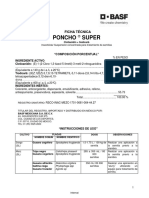 Ficha Técnica Poncho Super Basf