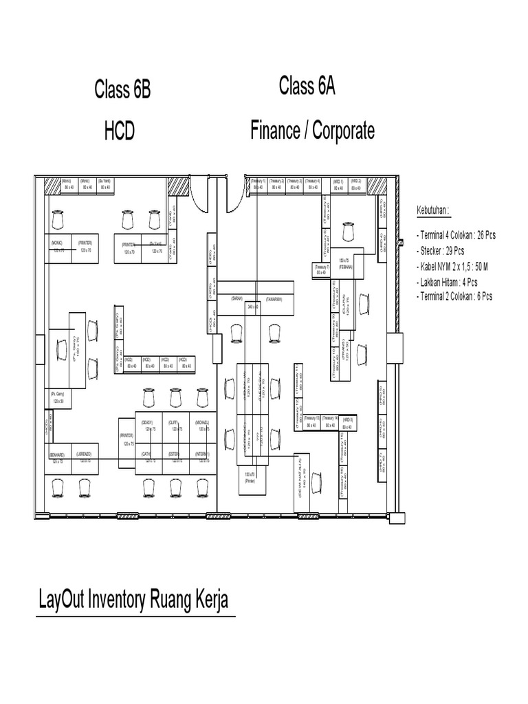 Office Layout Inventory | PDF