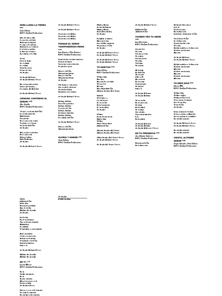 En Ti - Marco Barrientos Letra | PDF | Santo | Cristo (título)