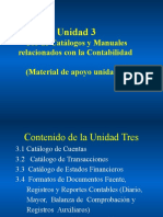 Uso de Catálogos y Manuales Contables