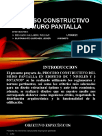 Proceso Constructivo de Muro Pantalla