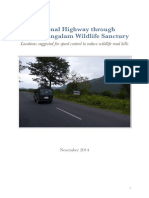 National Highway Through Sathyamangalam Wildlife Sanctury - November 2014