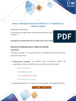 Anexo -1-Ejemplos Para El Desarrollo Tarea 1 - Proposiciones y Tablas de Verdad