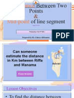 The Distance Between Two Points-Solution