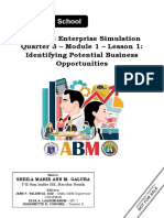 ADM BES MODULE 1 Identifying Potential Business Opportunities