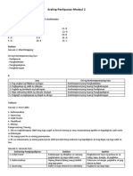 Aral-Pan Module 2 Answers