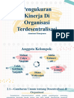 Akuntansi Manajemen - Kel. 9 - Pengukuran Kinerja Di Organisasi Terdesentralisasi