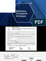 Marketing Principles & Strategies
